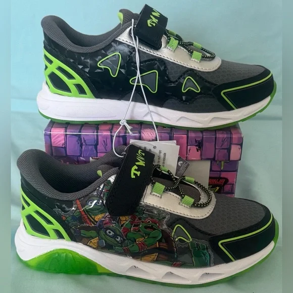 Toddler Teenage Mutant Ninja Turtles Sneakers Size: 1 - Picture 9 of 12